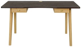 Работна маса от декор от дъб 70x140 cm Nice – Woodman