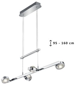 TRIO - LED Полилей висящ на кабел LENTIL 8xLED/2,3W/230V