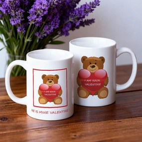 Комплект чаши за двойки - Valentine bear
