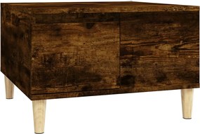 821081 vidaXL Кафе маса, опушен дъб, 55x55x36,5 см, инженерно дърво