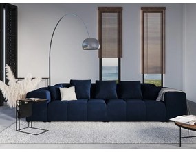 Синя кадифена облегалка за модулен диван Rome Velvet - Cosmopolitan Design