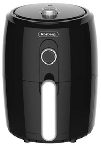 Фритюрник с горещ въздух Air Fryer Rosberg Premium RP51980L, 1000W, 2 литра, 80-200 C, Таймер, Черен