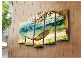 Картина от няколко части Хамак, 105 x 70 cm - Wallity