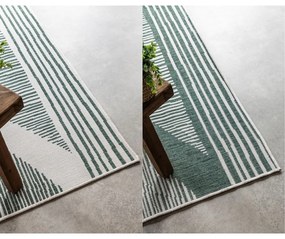 Зелено-кремав външен килим 120x170 cm Gemini – Elle Decoration