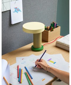 Зелена настолна лампа (височина 25 cm) Magic – Hübsch