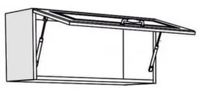 Горен шкаф IN ALBA VH80/36 - 3 цвята