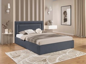 Облегнато легло Dream-Антрацит-180 x 200