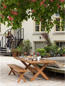 Алуминиева градинска маса за хранене 100x220 cm Delta – Exotan