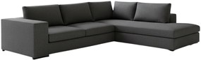 Ъгъл диван Carla-Left-260φ 200β-Gray