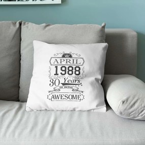 Възглавничка - Years of being awesome - с ваша дата