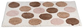 Кафяво-бежов килим за баня от органичен памук 60x90 cm Tibet – Wenko