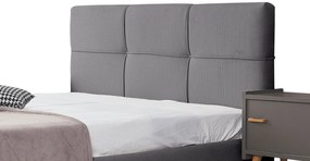 Тапицирано легло Manhattan-Gkri-150 x 200-Χωρίς μηχανισμό ανύψωσης
