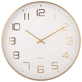 Стенен часовник ø 40 cm Elegance Glow – Karlsson