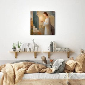 Картина на платно Коледна – Вълшебна ангелска светлина