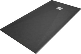 Mexen Stone+ правоъгълен композитен душ корито 200 x 90 см, антрацит - 44719020