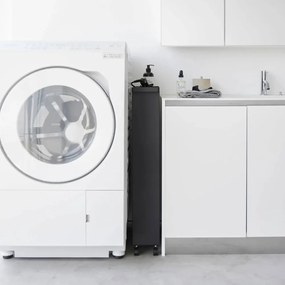 Матово черно стоманен рафт за баня 48x80,5 cm Tower – YAMAZAKI