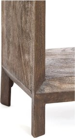 Библиотека от масивно манго в естествен цвят 95x190 cm Sondrio – Light &amp; Living