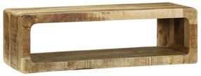 Sonata H Телевизионен шкаф 80x30x25 см Масивна дървесина Груба мангова
