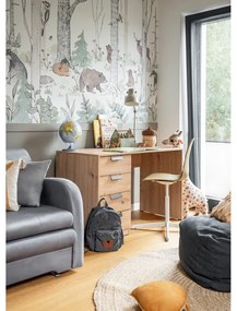 Светлосив кадифен сгъваем диван 130 cm Ario – ELTAP