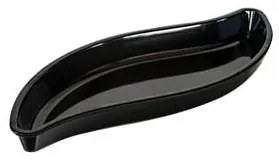 Alkan - Меламиново плато листо черно 51x20xh5см (K-1811)AN