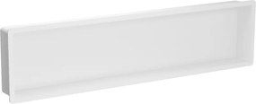 Mexen X-Wall-K вградена полица от конгломерат 122,7 x 30,7 см, бяла - 1900123010