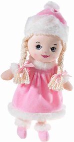 Heunec - Мека кукла Анушка със зимни дрехи, серия Poupetta, 30 см