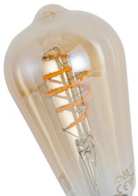 Комплект от 5 Интелигентни димируеми LED крушки E27 ST64 кехлибар 4.9W 320lm 2500K