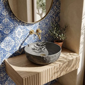 Умивалник за плот Rea Babilon Silver