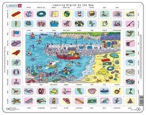 Larsen - Пъзел: Образователен – "Научи английски 3" – 70 части, голям