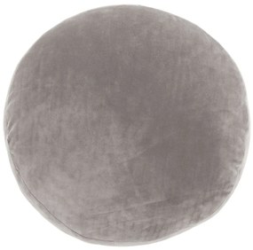 Декоративна възглавница от микрофибър в сиво и бежово Marshmallow, ø 40 cm - Tiseco Home Studio