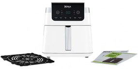 Фритюрник с горещ въздух Ninja Max Pro AF180EUWH, 2000W, 6.2 л, 1.2 кг, 40-240C, 6 програми, Бял