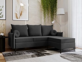 Ъглов диван Leon L-Gkri Skouro-Right