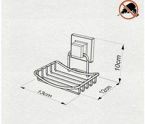Поставка за сапун TEKNO TEL EF-265W , easyFIX