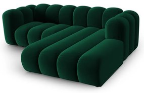 Тъмнозелен ъглов диван (десен ъгъл) Lupine – Micadoni Home