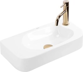 REA-U3610 - Мивка за плот/стенен монтаж ODETTA 25x51 см керамика/бял гланц