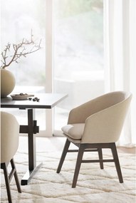 Бежови тапицирани трапезни столове в комплект 2 бр. Windham – Rowico