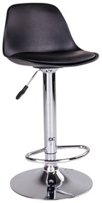 Черни въртящи се бар столове в комплект от 2 броя 82 cm Trondheim - House Nordic