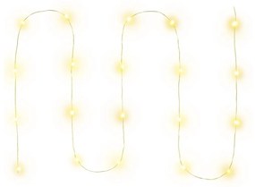LED Коледни лампички 20xLED/2xAA 2,3м топло бяло