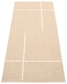 Бежова пътека за открито и закрито 70x180 cm Fred Beige – Pappelina