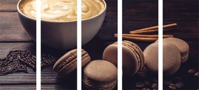 картини от 5 части – Кафе с шоколадови макарони