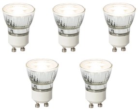 Комплект от 5 димируеми LED крушки GU10 35mm 4W 200lm 3000K