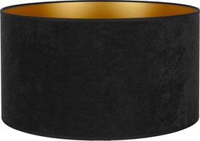 Duolla - Универсален абажур VELVET E27 пр. 35 см черно/злато