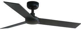 FARO 34296WT-Вентилатор за таван RUDDER S черен Ø 106 см WT + дистанционно управление