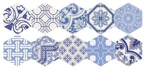 Комплект от 10 водоустойчиви стикери за под, 20 x 18 cm Ursulina - Ambiance