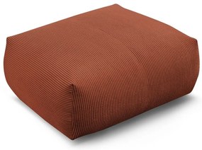 Табуретка от рипсено кадифе в тухлен цвят Voltaire – Bobochic Paris