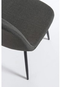 Комплект от 2 тъмно сиви трапезни стола Lissy - Bonami Essentials