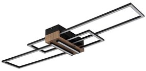 Globo 67208-40N - LED Плафониера DAKARI LED/40W/230V 3000K 25x100 см черен