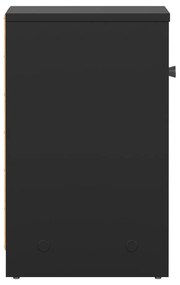 Черно нощно шкафче May – Tvilum