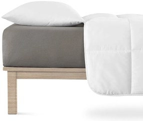 Тъмносив еластичен чаршаф от джърси 200x200 cm Boxspring – Andrea Simone