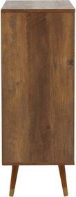Скрин в тъмно естествен цвят 70x94x35 cm Frida – Premier Housewares